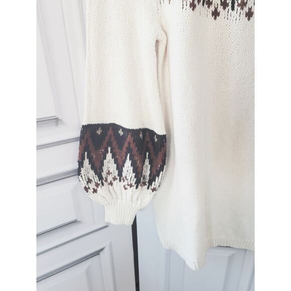 Free People Scotland Oversized Sweater Dress - New Small - Picture 9 of 15
